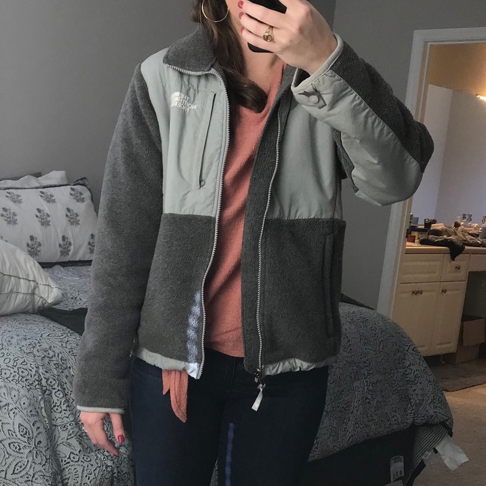 Gray Northface jacket